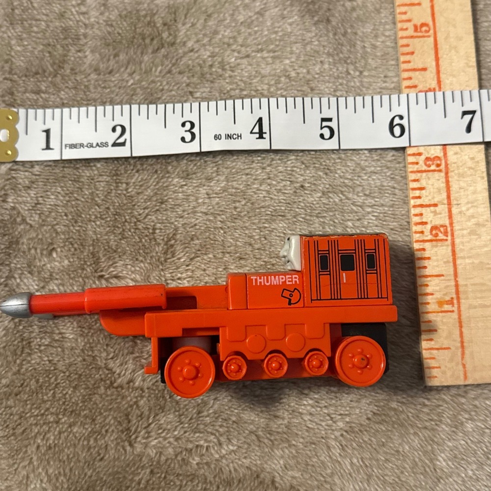 Thomas & Friends Wooden Railway Thumper Orange Mining Drill Train Toy